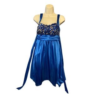 ROYAL SHORT SWEET 16 DANCE COCKTAIL DRESS HOMECOMING EVENING BALL GOWN SZ M / 8